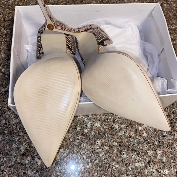 Multicolor Snakeskin Steve Madden Pumps Size 10 - Picture 5 of 5